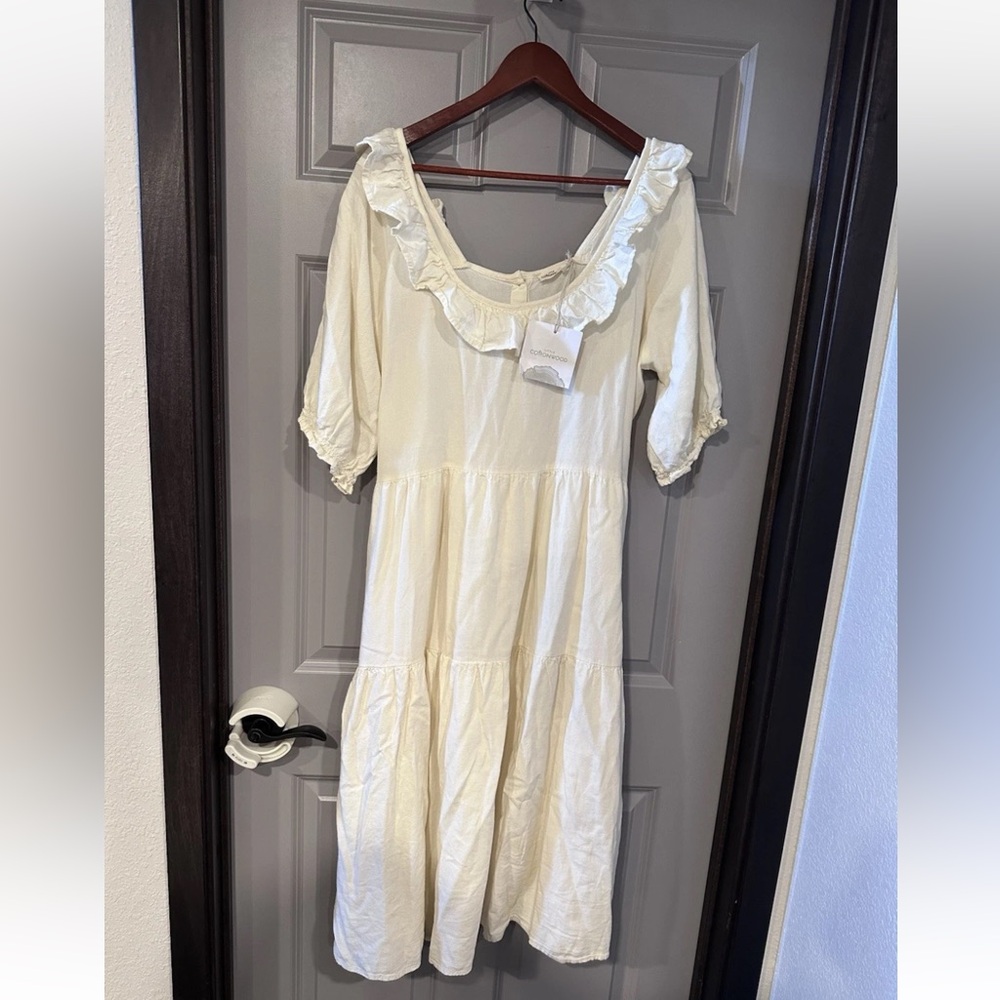 NWT Little Cottonwood Aspen Dress, Cream, size XXL